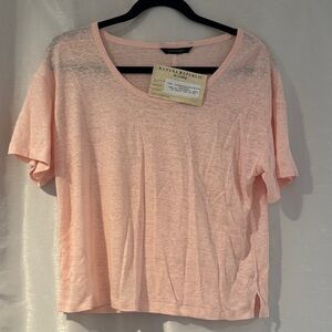 Banana Republic Light Pink Short Sleeve Tee